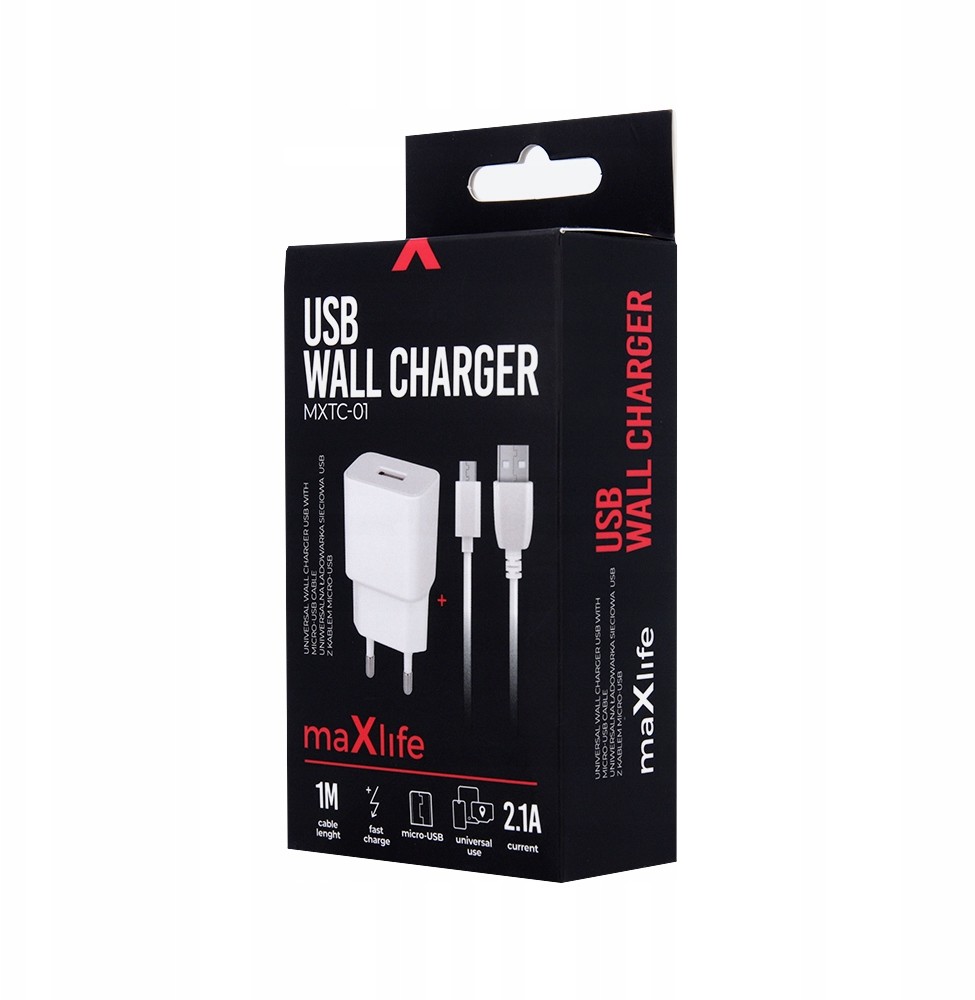 Alcatel Ładowarka sieciowa Fast Charge 2.1A do 3V
