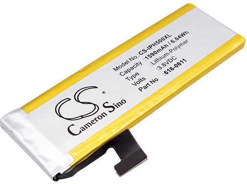 Apple iPhone 5 616-0610 1590mAh 6.04Wh Li-Polymer 3.8V Cameron Sino) CS-IPH500XL