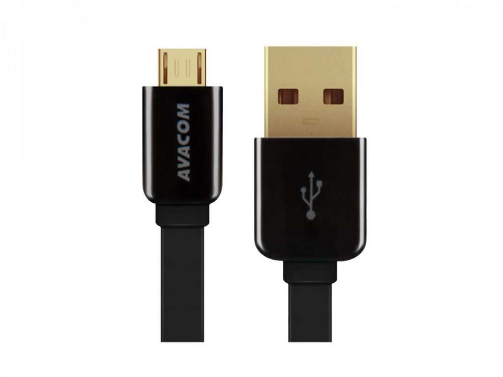 Avacom Kabel USB 2.0 USB A M USB micro M 1.2m czarny ANAQ00003KAG