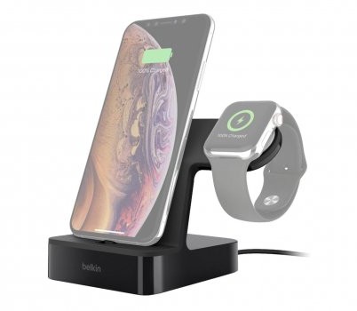 Belkin Stacja Dokująca PowerHouse do iPhone + Watch Black (F8J237vfBLK)
