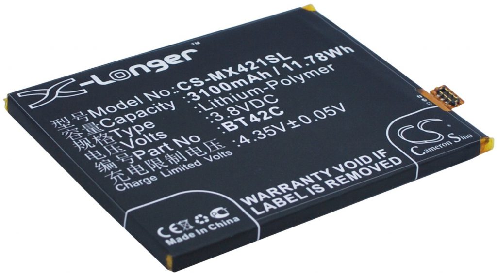 Cameron Sino MeiZu Note 2 / BT42C 3100mAh 11.78Wh Li-Polymer 3.8V () CS-MX421SL