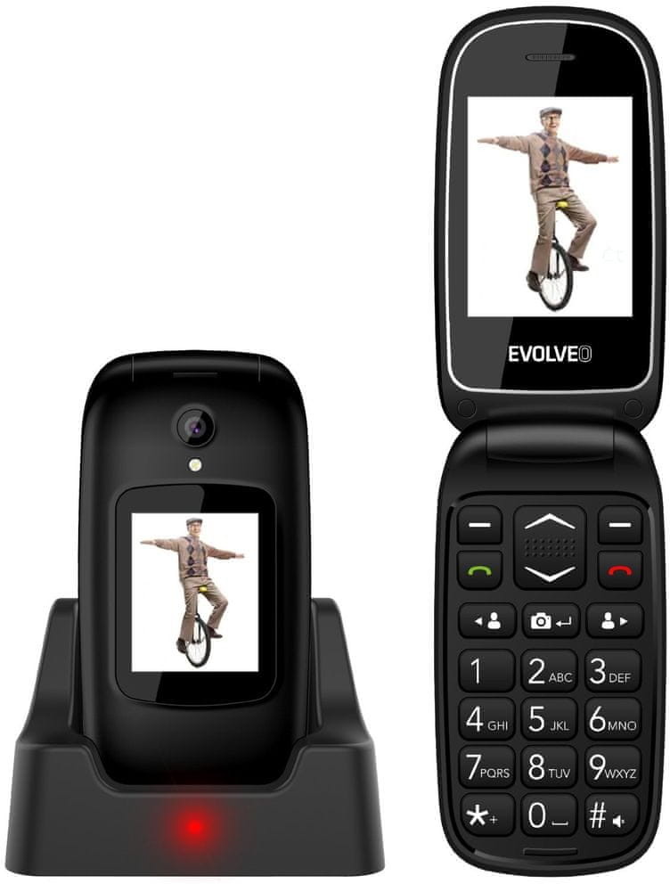 Evolveo EasyPhone FD Czarny