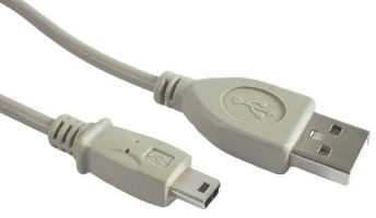 Gembird KABEL USB MINI AM-BM5P 2.0 1.8M (CANON) WHITE (AKGEM001500)