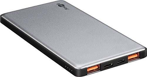 Goobay 59820 Quick Charge Powerbank (5000 mAh) Szary/czarny 59820