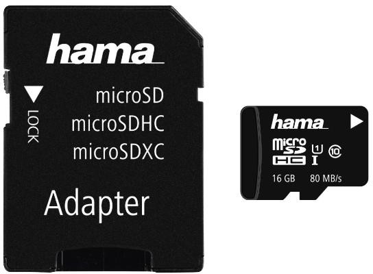 Hama MicroSDHC Class 10 16GB (124138)