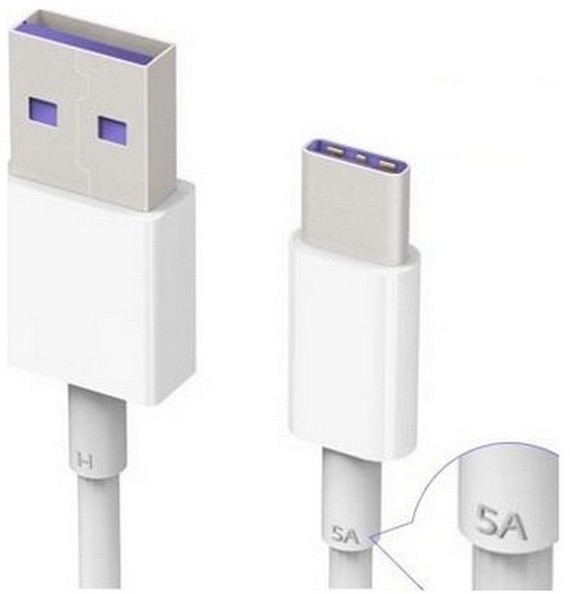 Huawei Oryginalny kabel HL-1289 USB-C TYP-C 3.1 biały bulk HL-1289