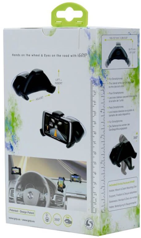 iGrip Smart Grip´R Kit - uchwyt samochodowy do smartfonów T5-19105
