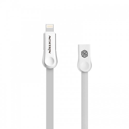 Nillkin Plus III 2w1 płaski kabel USB - micro USB / Lightning 1M 2.1A biały 6902048125094