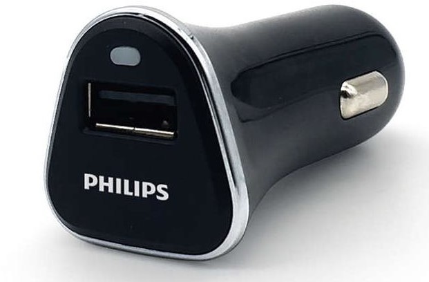Philips Ładowarka samochodowa Philips 12V USB 2.1A 5V DLP2359/10