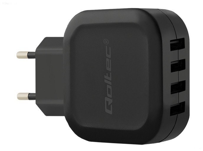 Qoltec Ładowarka sieciowa | 24W | 5V | 4.8A | 4xUSB 50192