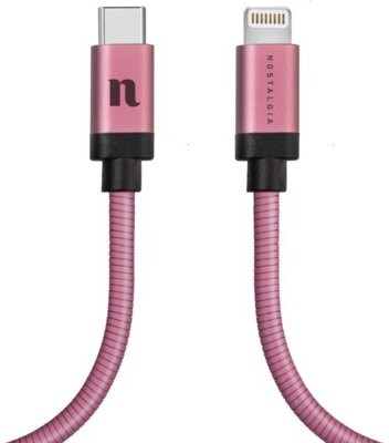 SBS Kabel USB Typ C Lightning Nostalgia 1 m