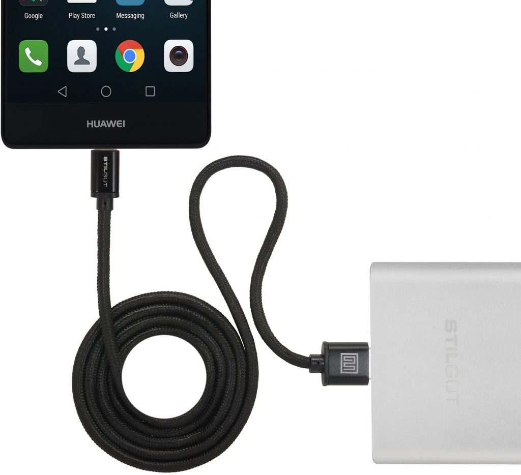Stilgut Kabel USB3.0 do Typ C 1m, black - B06WWQTKR1 B06WWQTKR1