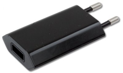 Techly Ładowarka sieciowa USB 5V 1A czarna