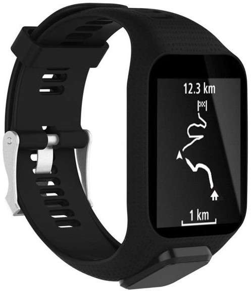 TomTom Alogy Pasek do zegarka Runner Spark 2 3 czarny 5902738984840