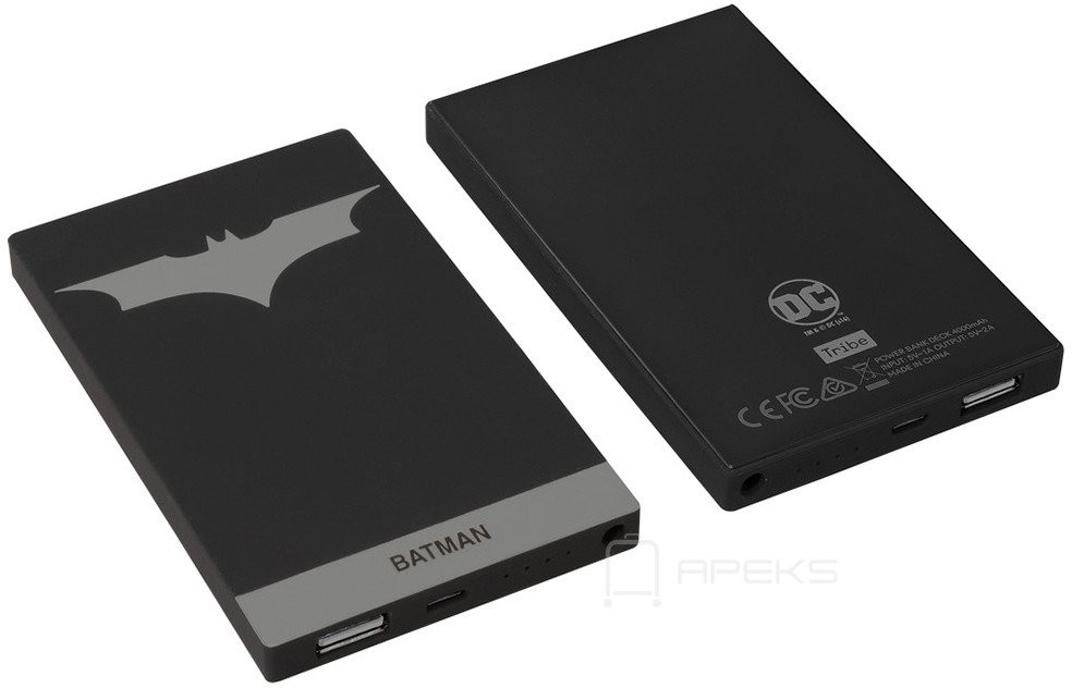 Tribe PBD23302 DC Comics Batman 4000mAh Czarny