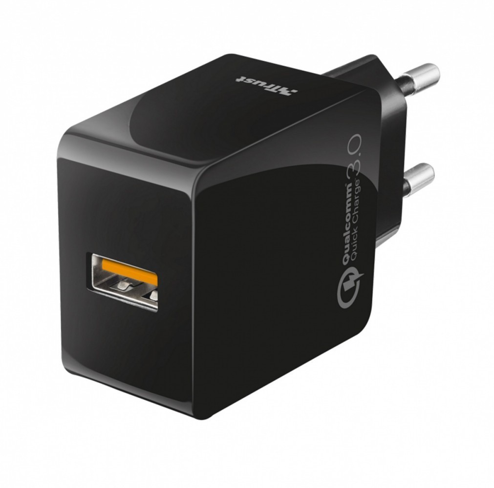 Trust Ultraszybka ładowarka z QC3.0 i technologią auto-detect AZTRUUL00000022