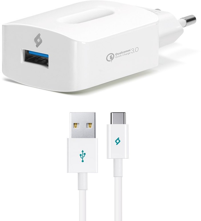 TTec Ładowarka Sieciowa SpeedCharger 3.0 + kabel USB-C