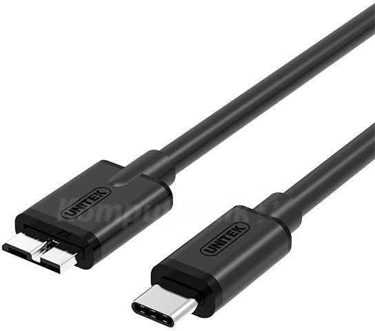 Unitek USB-C 1.0m czarny (Y-C475BK)
