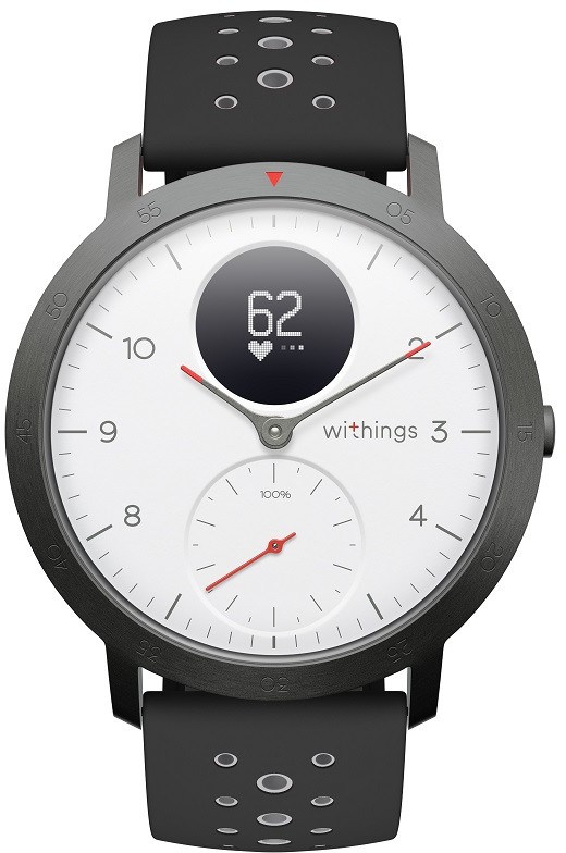 Withings Steel HR Sport (40mm) Czarno-biały