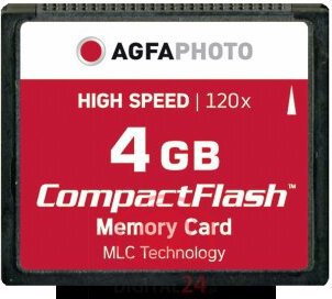AgfaPhoto Compact Flash 4GB High Speed 120x MLC (10432)