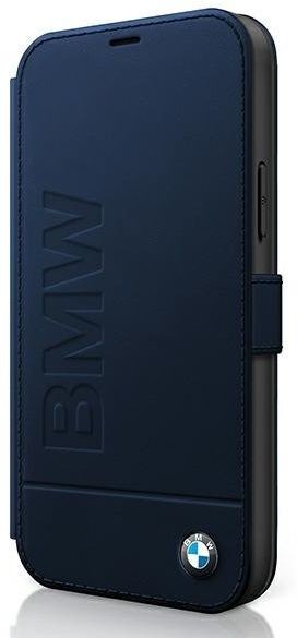 BMW Etui BMFLBKP12SSLLNA iPhone 12 mini 5,4" granatowy/navy book Signature