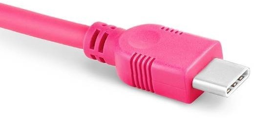 eXc Pozostali Kabel micro USB 2.0 do USB-C Whippy 0,9m różowy odbierz w Warszawie Faktura VAT 23% Polska gwarancja MO-EC-F168