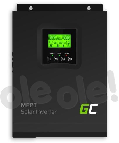Green Cell INVSOL01 Inwerter solarny falownik Off Grid z ładowarką solarną MPPT 12VDC 230VAC 1000VA/1000W Kup na
