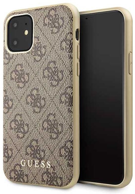 Guess Guess 4G Charms Collection etui do iPhone 11 (brązowy) GUHCN61G4GB
