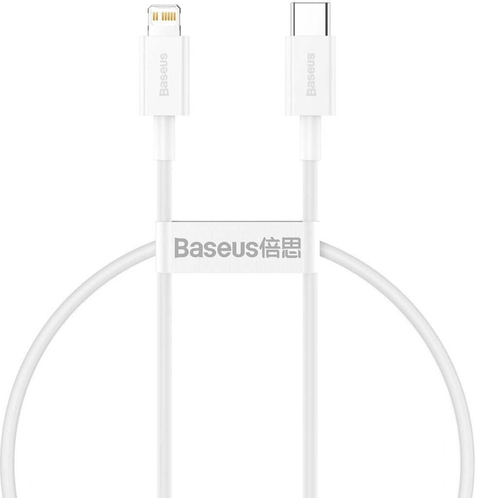 Kabel USB-C do Lightning Superior Series, 20W, PD, 25cm (biały)