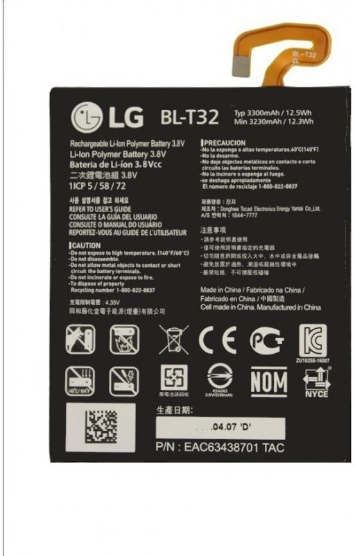 LG G6 H870 BL-T32 3300mAh 12.5Wh Li-Polymer 3.8V oryginalny)