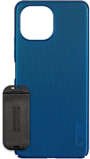Nillkin Xiaomi Mi 11 Lite 5G - etui na telefon Frosted Shield - niebieski ETXMC35NSFSBLU000