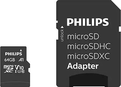 Philips MicroSDXC 64GB UHS-I/U1 A1 V10 FM64MP45B/10 FM64MP45B/10