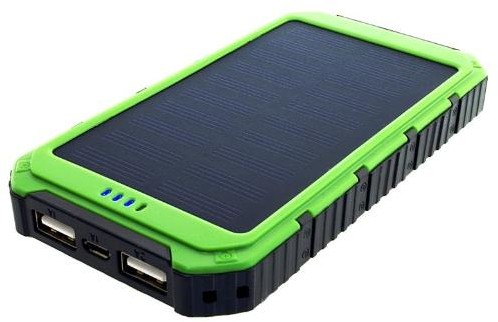 PowerNeed S6000G ładowarka solarna 6000mAh z oświetleniem LED