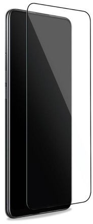 PURO Szkło ochronne Frame Tempered Glass do Samsung Galaxy S22 Ultra czarna ramka) |