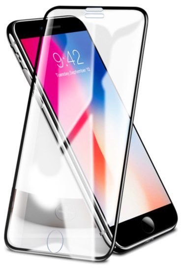 Rock Rock Glass - Szkło Hartowane na Cały Ekran do iPhone 6/6s/7/8 - bezpyłowe RCK045BLK