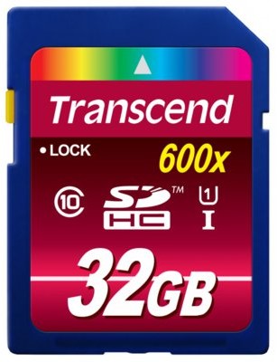 Transcend SDHC UHS-1 Class 10 32GB (TS32GSDHC10U1)
