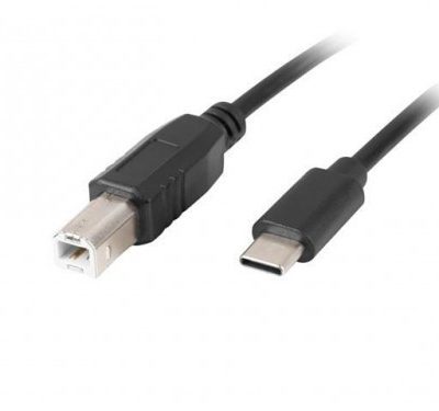 3M Lanberg KABEL USB-C -> USB-B M/M 2.0 CZARNY CA-USBA-13CC-0030-BK CA-USBA-13CC-0030-BK