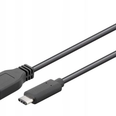 A Plus Kabel Usb-c Na Usb-a 3.0 Superspeed Czarny 0,5m