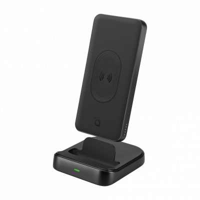 ACME EUROPE Europe Powerbank PB301 10000mAh 18W z ładowaniem bezprzewodowym indukcyjnym Qi z funkcją mini standu USB Typ A+US
