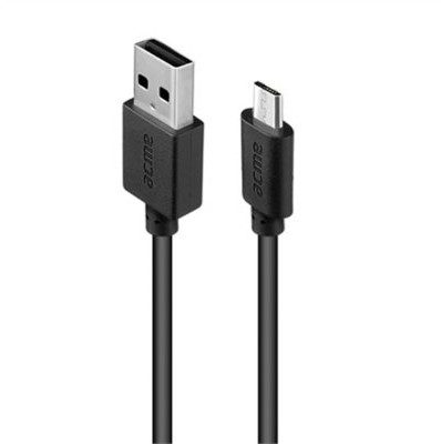 ACME EUROPE Kabel USB 2.0 ACME CB1012 A/M - micro-USB B/M, 2m, czarny 504418