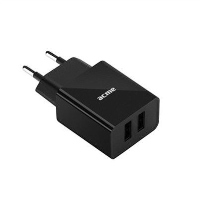 Acme EUROPE Ładowarka sieciowa CH204 2 porty USB 2,4A 12W szybka 504596