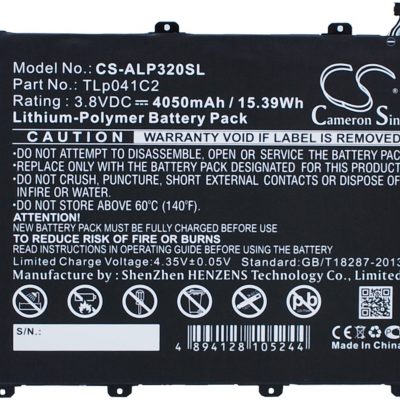 Alcatel One Touch POP 8 / TLp041C2 4050mAh 15.39Wh Li-Polymer 3.8V (Cameron Sino