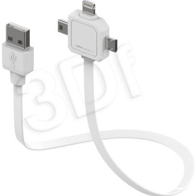 allocacoc Kabel allocacoc Power USBcable 9002/UC80CN (kolor biały) 9002/UC80CN