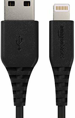 AmazonBasics Kabel Lightning USB A od z certyfikatem Apple MFi, 1 szt. w opakowaniu L6LMF088-CS-R