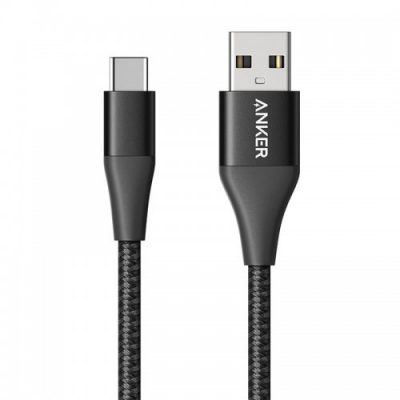 ANKER Anker PowerLine+ II USB-A USB-C 0.9m Kabel Czarny A8462H11