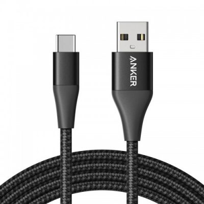 ANKER Anker PowerLine+ II USB-A USB-C 1.8m Kabel Czarny A8463H11