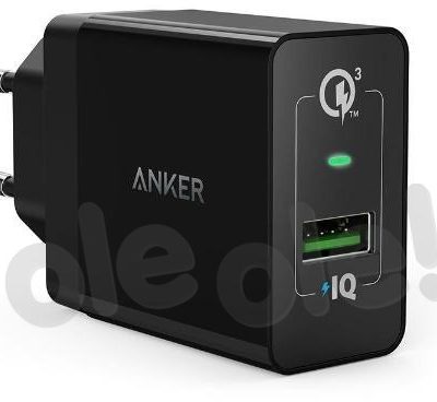 Anker PowerPort+ 1X QC 3.0 czarna