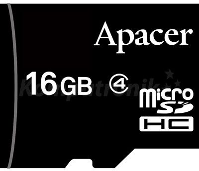 Apacer microSDHC 16GB (AP16GMCSH4-RA)
