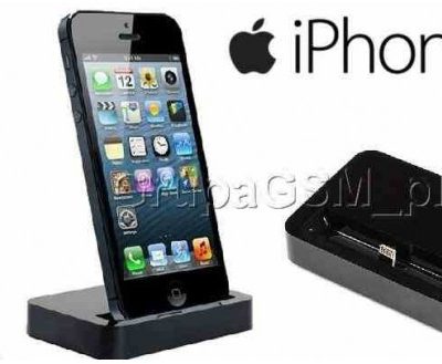 Apple stacja dokująca iPhone 5 5S 6 6S / 6 Plus Ligthning Czarny