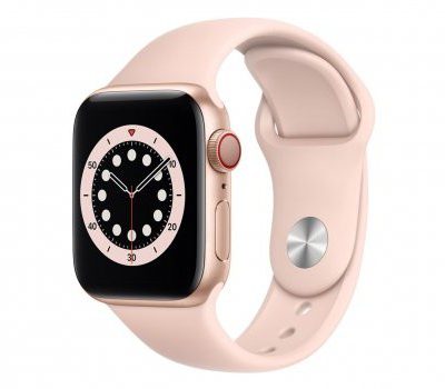 Apple Watch 6 40/Gold Aluminium/Pink Sport LTE